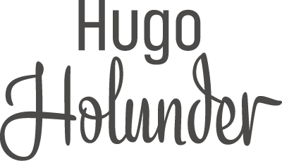 Hugo Holunder Schriftzug